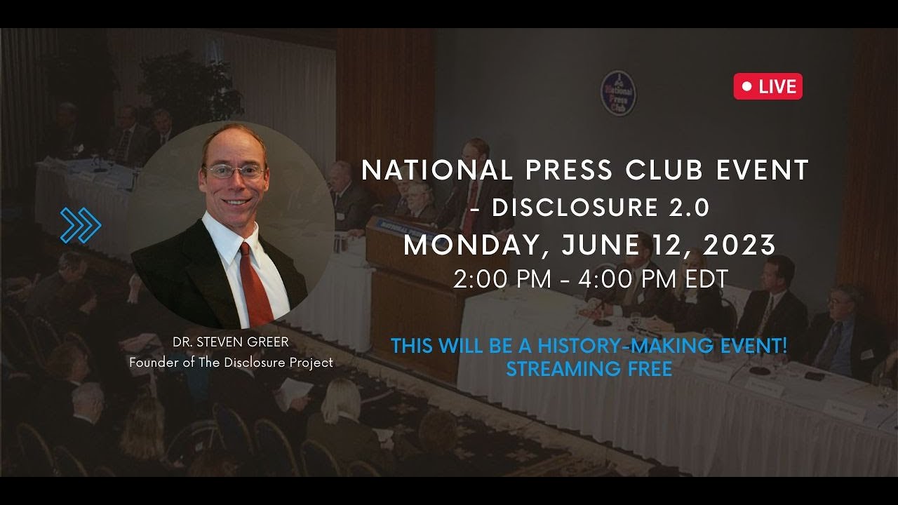 Dr. Greer's Shocking National Press Club Revelation Exposed!