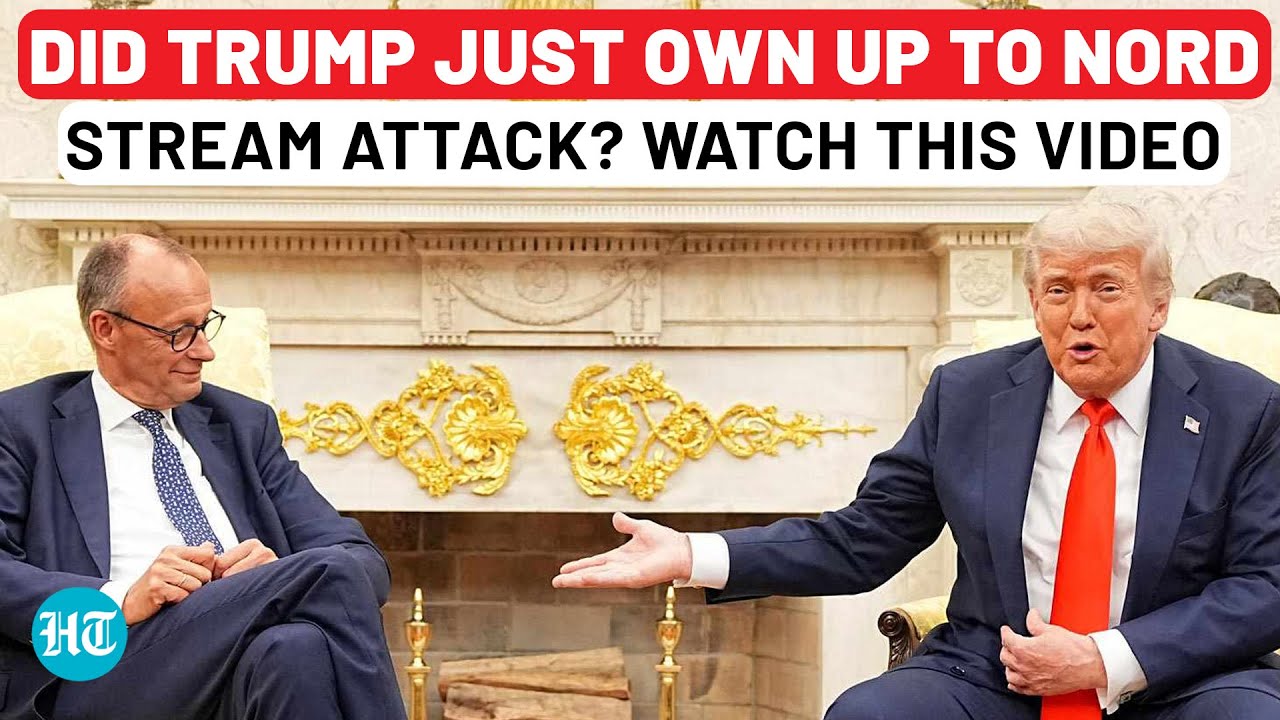On Cam: Merz Silent as Trump Drops Pipeline Shocker? Nord Stream Sabotage Bombshell During Oval Meet