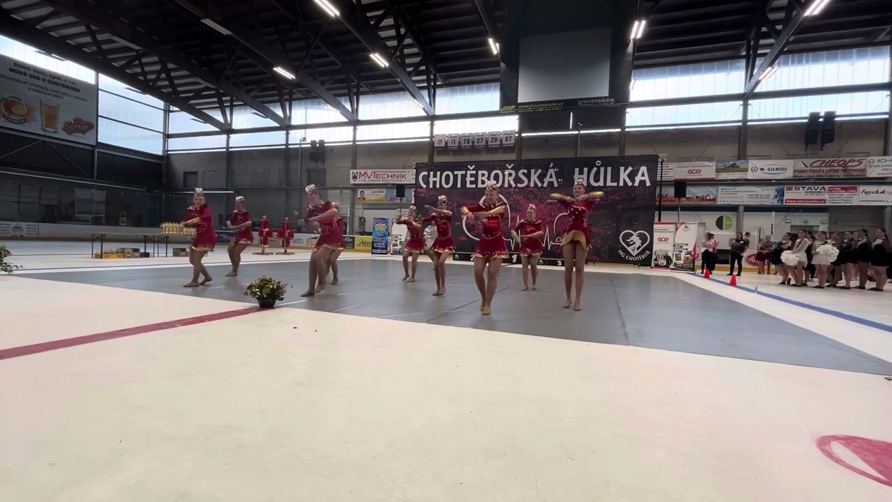 Velká formace juniorky Pomněnky Brtnice 2024