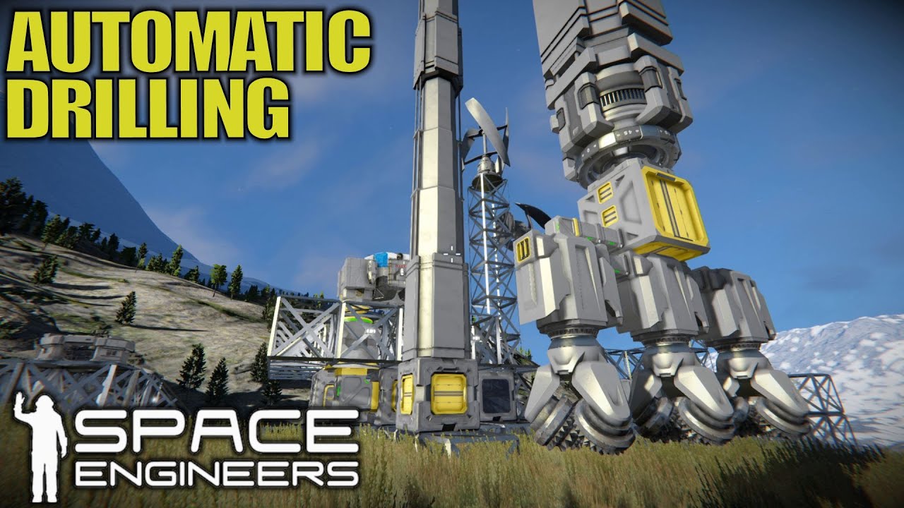 Automatic Drilling Platform | Space Engineers | Let's Play Gameplay | E06