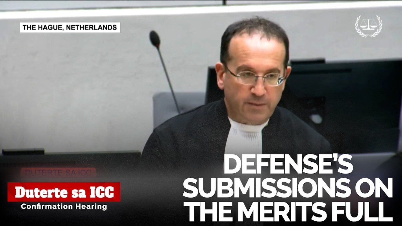 Inilahad ni Kaufman ang depensa sa kaso ni Duterte sa ICC | Duterte sa ICC