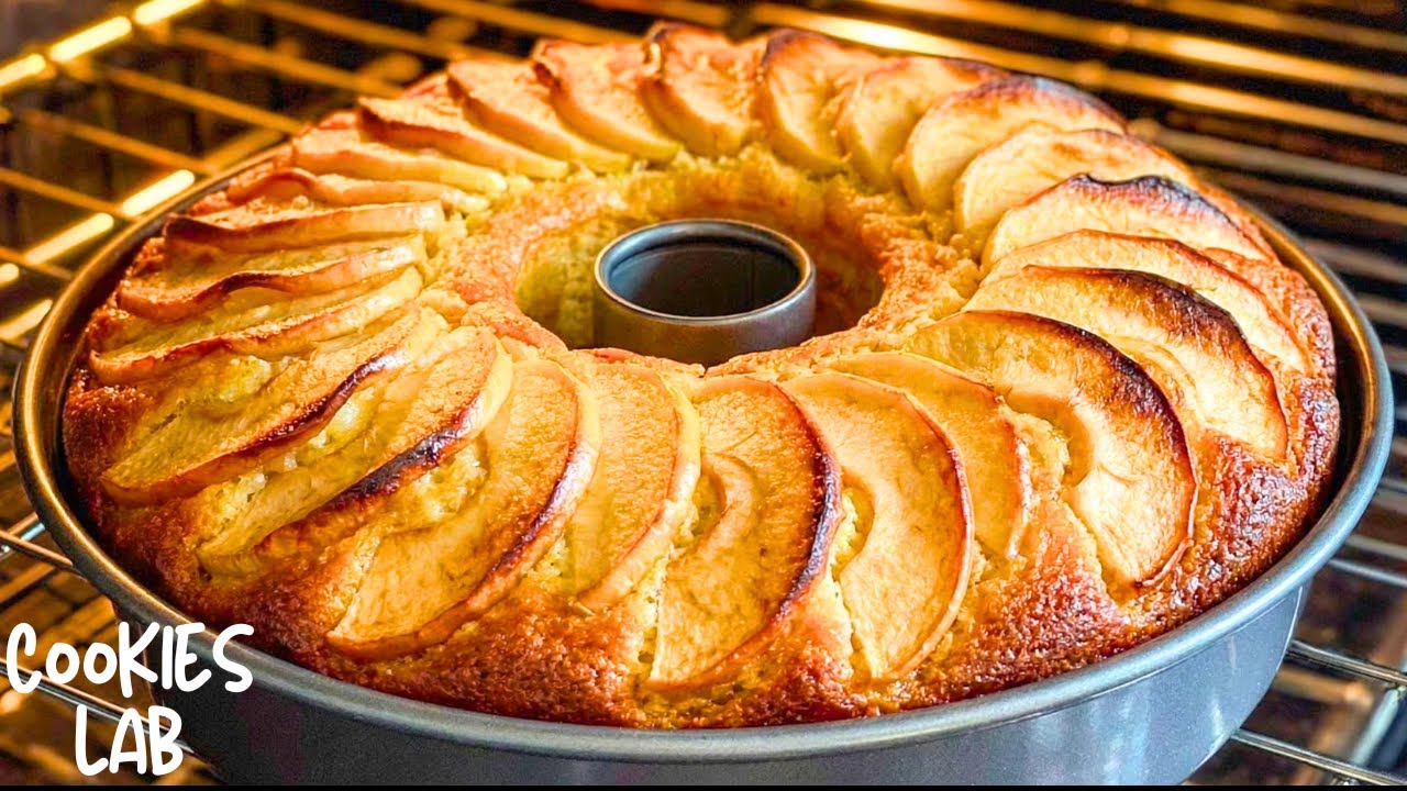 Самый простой яблочный пирог в мире — готов за 5 минут, вкус детства