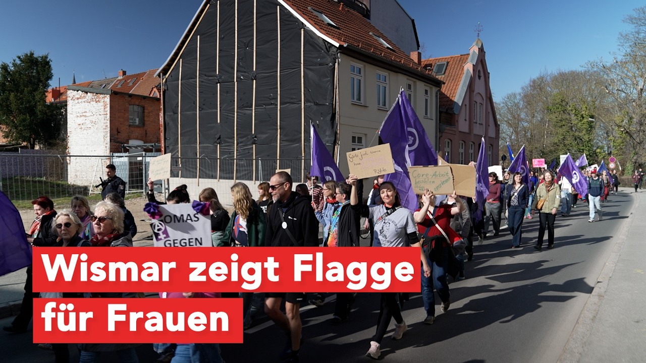 Gleichstellung sichtbar machen: Frauenstreik in Wismar