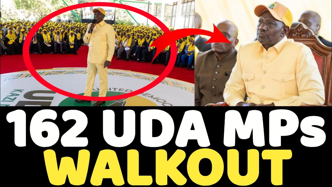 SCARED 162 UDA MPs Rejects ODM Coalition - IT'S OVER!