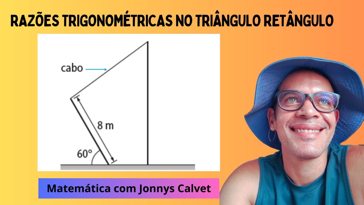 Exercício espetacular envolvendo razões trigonométricas e teorema de Pitágoras.