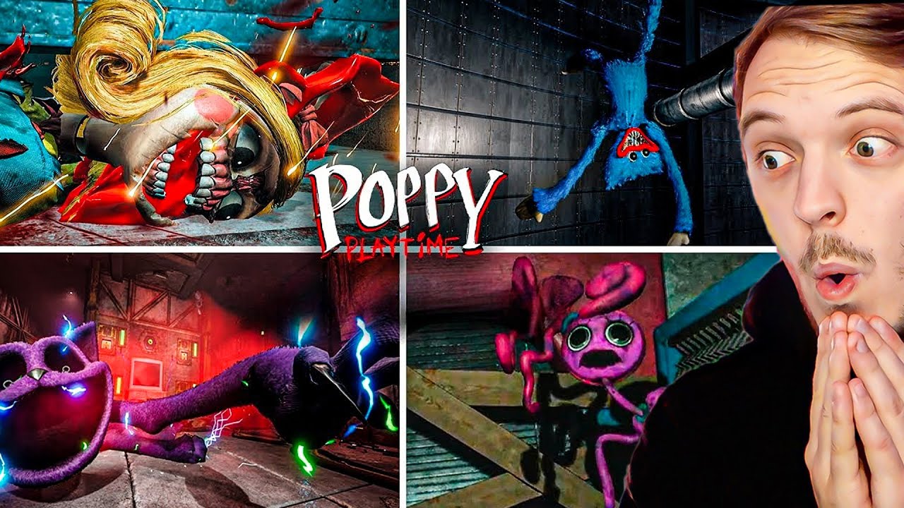TOUTES LES MORTS DE POPPY PLAYTIME ?! ( Huggy , Catnap , Mommy Long Legs.. )