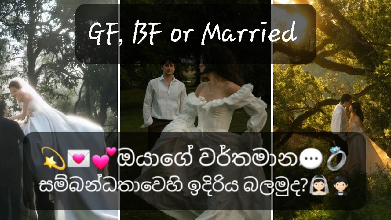 💫💌💕ඔයාගේ වර්තමාන 💬💍සම්බන්ධතාවයෙහි ඉදිරිය බලමුද?👰🏻🤵🏻 | GF,BF or Married 🖇🔮🎱collective reading sinhala