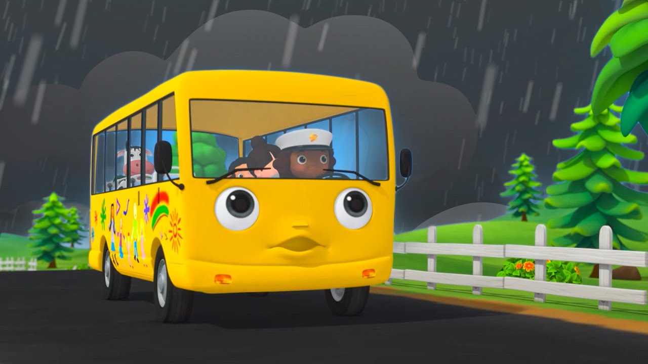 Les roues du bus sous la pluie |  @LittleBabyBumFrancais |  Comptines | Vidéos Pour Enfants