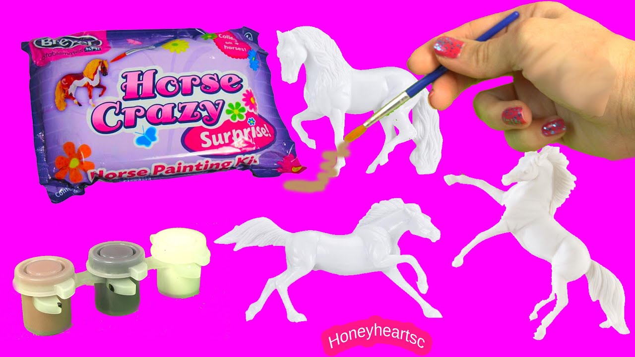 Breyer Stablemate Horse Crazy Surprise  Painting Kit Mystery Blind Bag Custom Horses Craft Toy