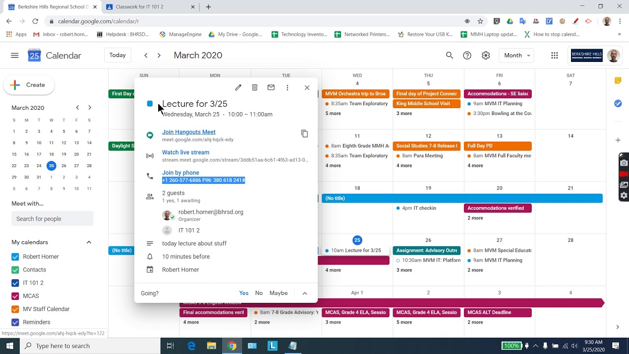 How To Create Meeting and Live Stream in Google Classroom