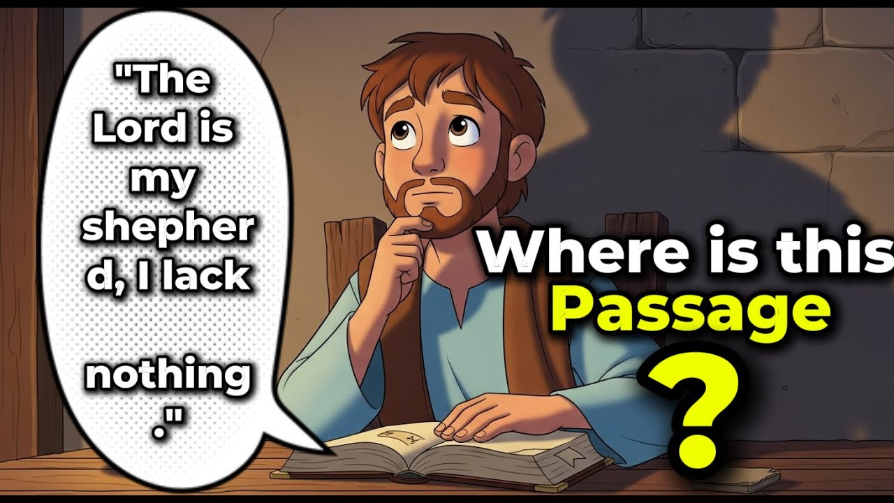 Bible Verse Quiz: Can You Guess the Book, Chapter, and Verse? 📖🔥 | Test Your Bible Knowledge!