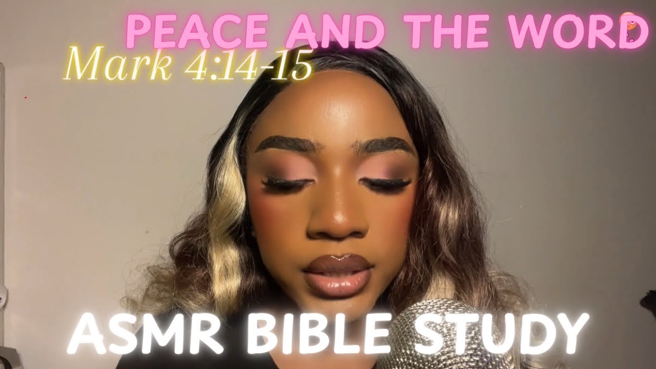 ASMR- Sweetly softly Whispering the Word to your spirit❤️💜🤍
