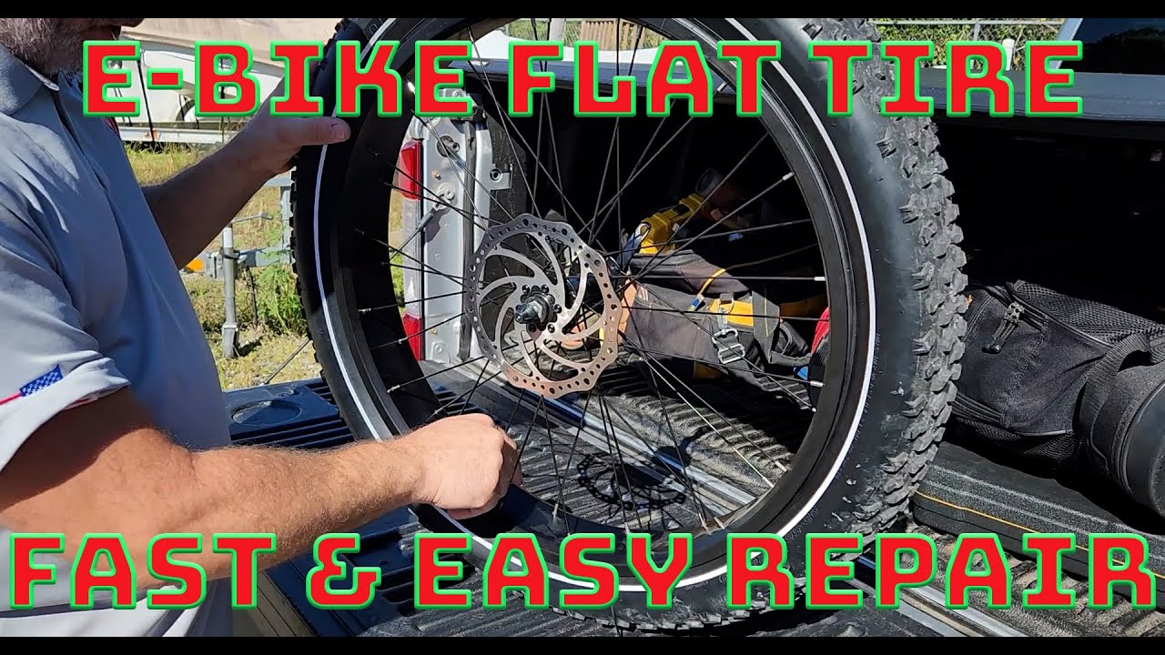 How To Change Fat Tire E-Bike Tube - Fast & Easy