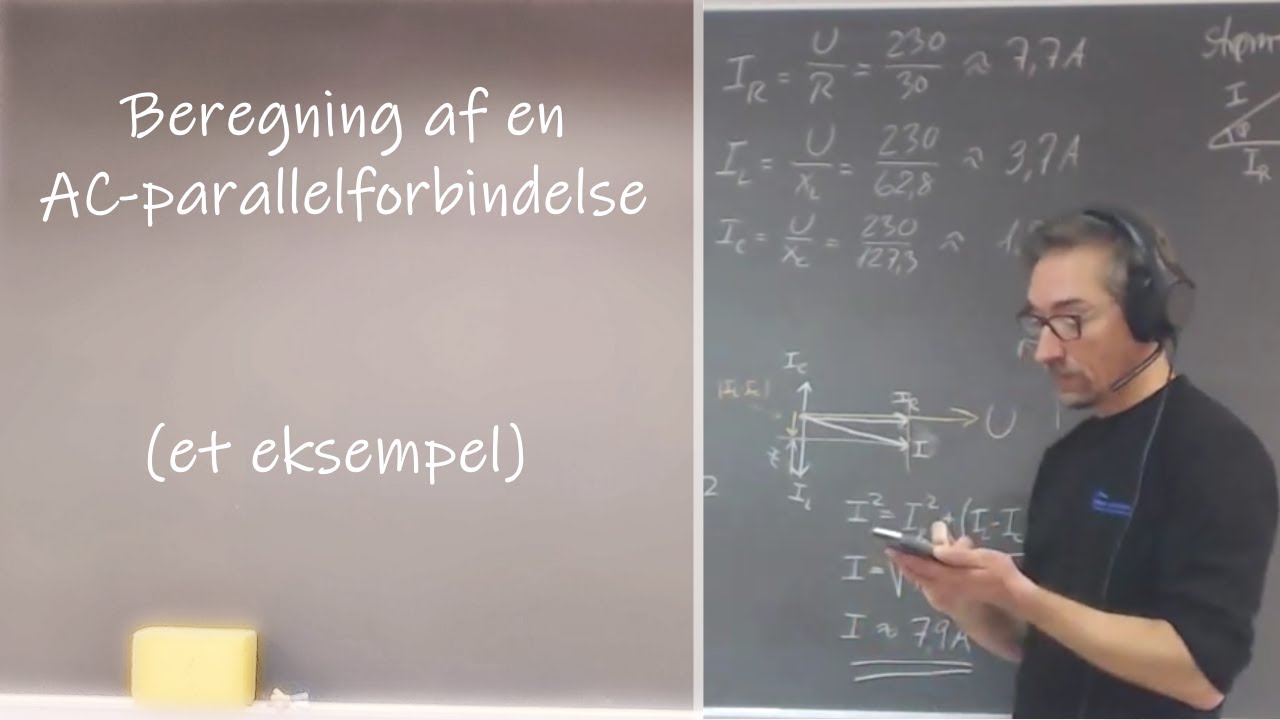 AC kredsløb parallelforbindelse (eksempel)