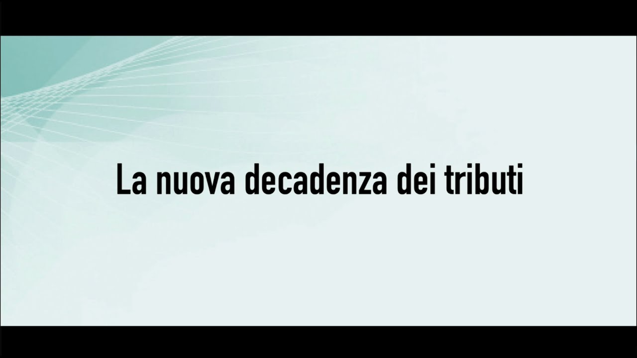 Puntata 3 - La nuova decadenza dei tributi