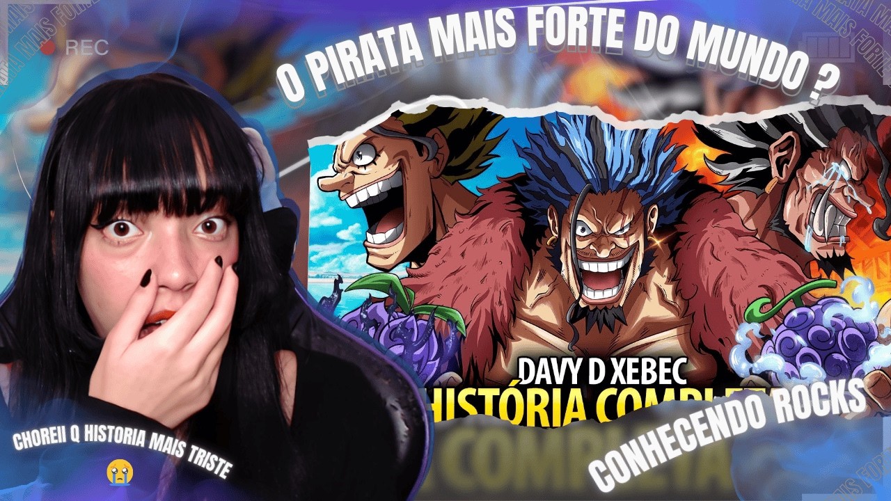 REACT A HISTÓRIA COMPLETA DE ROCKS D XEBEC - O PIRATA MAIS FORTE DE ONE PIECE E PAI DE BARBA NEGRA!!