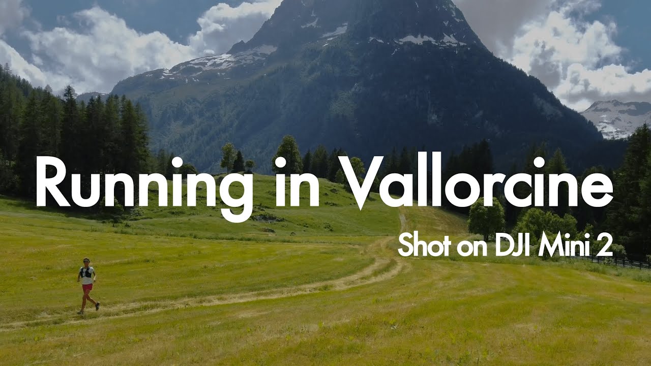 Running in Vallorcine &middot; Shot on DJI Mini 2