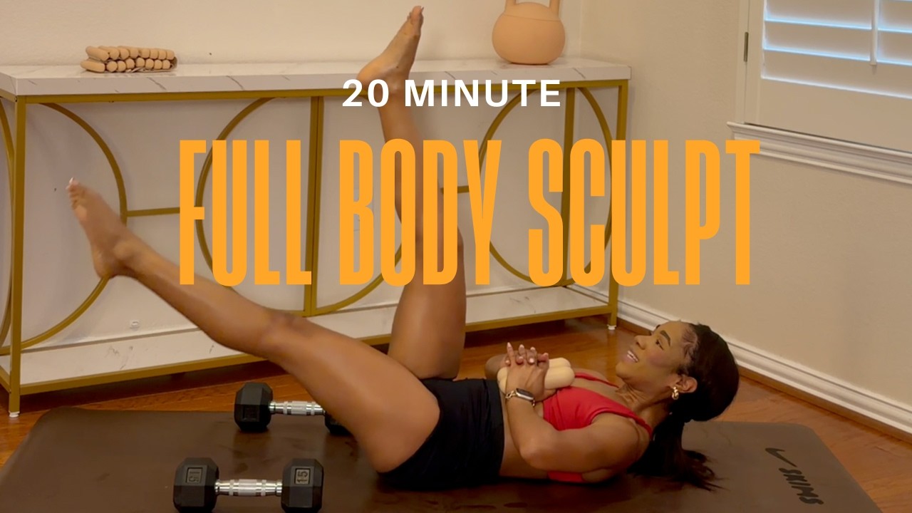 20 Minute Full Body Sculpt Workout | Pilates & Strength Fusion