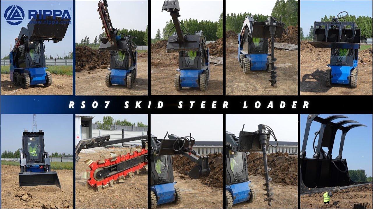 RIPPA RS07 Skid Steer Attachments: Max Your Jobsite Power !#rippa #skidsteer #miniloader