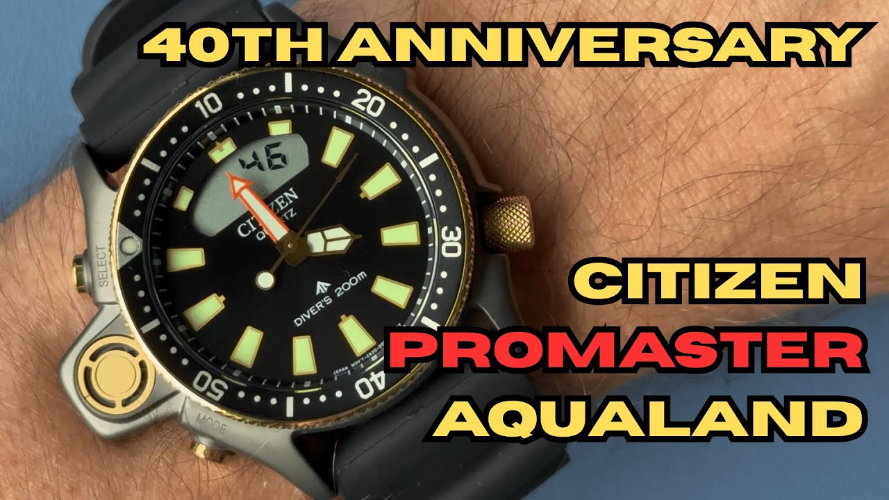 2025 Citizen Promaster Aqualand 40th Anniversary Edition - BEST Two-Tone Dive Watch? - JP2008-06E