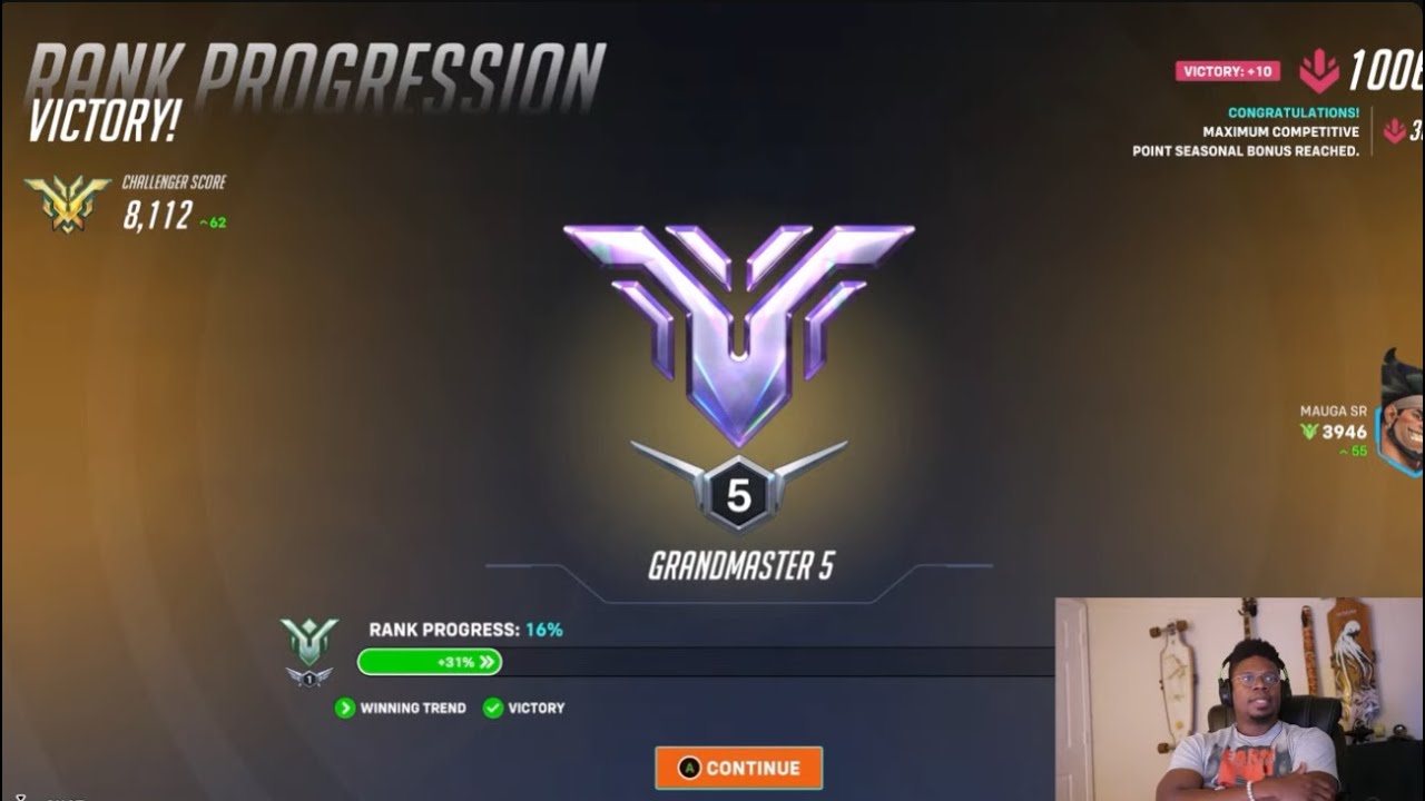 Grandmaster Overwatch 2 day 224 Top 500 Challenger live stream 1/21/2026