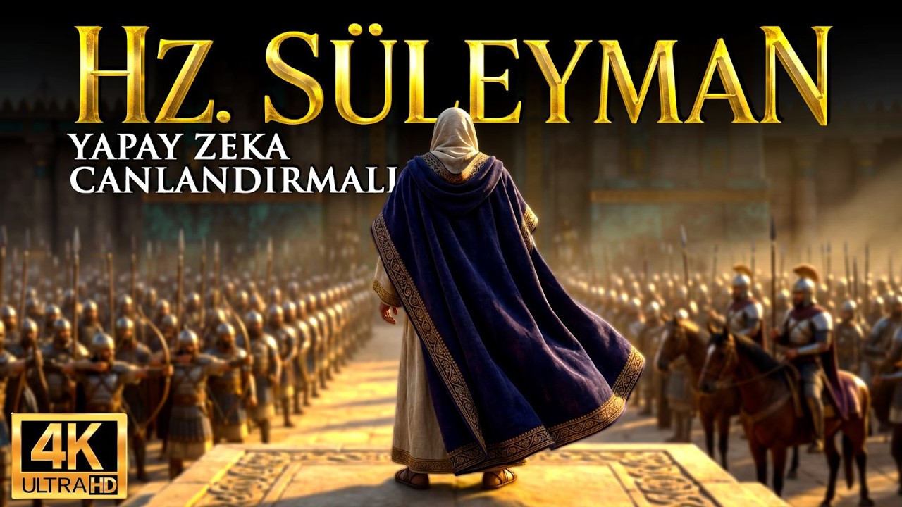 Cinlerle ve Hayvanlarla Konuşan HZ SÜLEYMAN! - Yapay Zeka Canlandırmalı Peygamberler Serisi B4