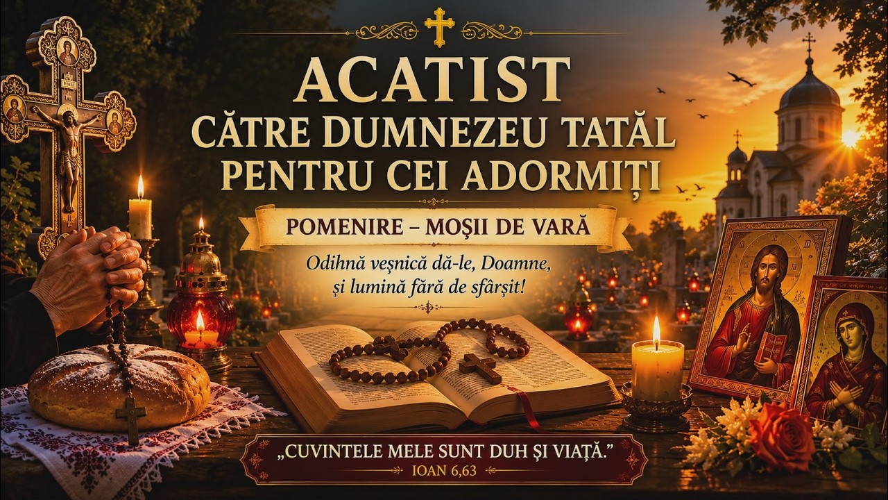 Acatist catre Parintele Ceresc Dumnezeu Tatal pentru cei adormiti - slujitor Dani