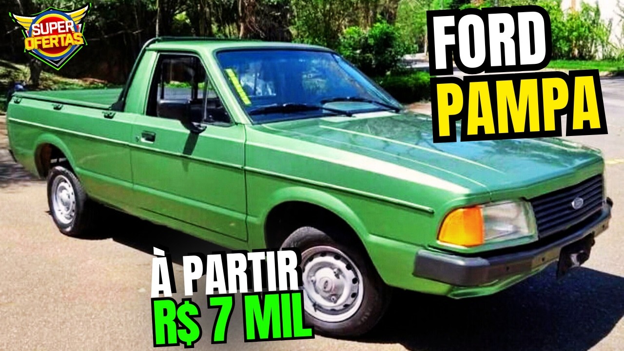 PICK UP FORD PAMPA CONSERVADA e BARATA à PARTIR DE 7 MIL #fordpampa #pickup #pampabarata