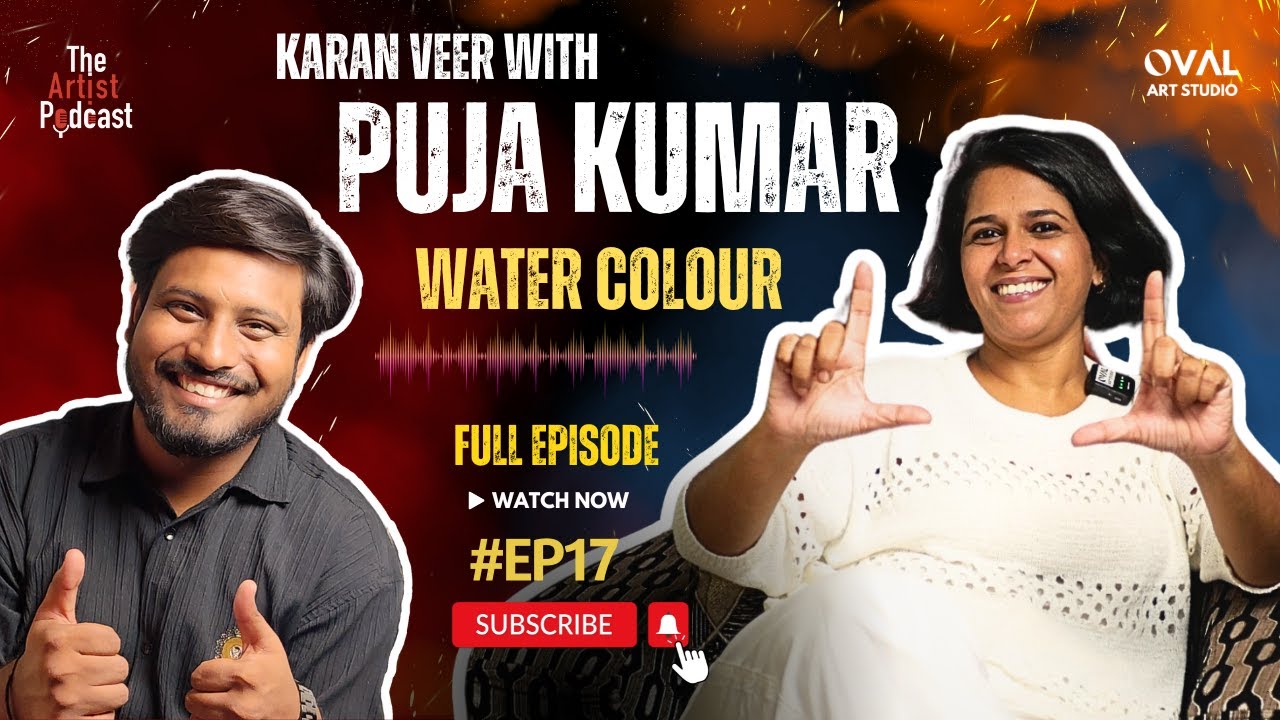 Podcast with Artist Puja Kumar | The Artist Podcast | Karan Veer
