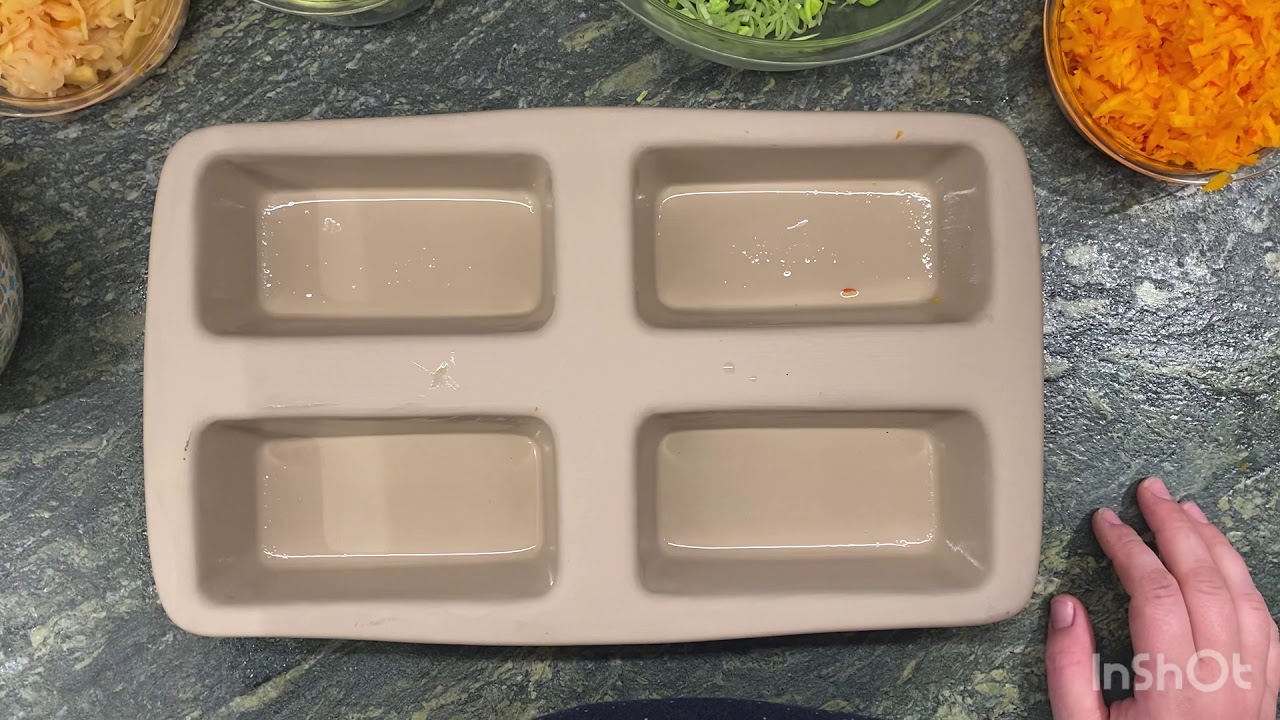 4 kleine Gemüse-Aufläufe aus der Mini-Kastenform von Pampered Chef