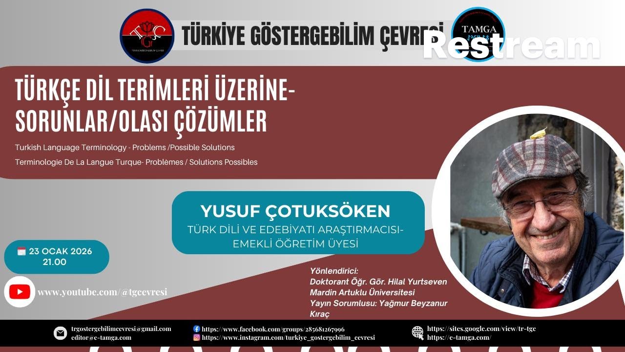 TGÇ 2026 Etkinlikleri 1 - Türkçe Dil Terimleri Üzerine - Sorunlar/ Olası Çözümler