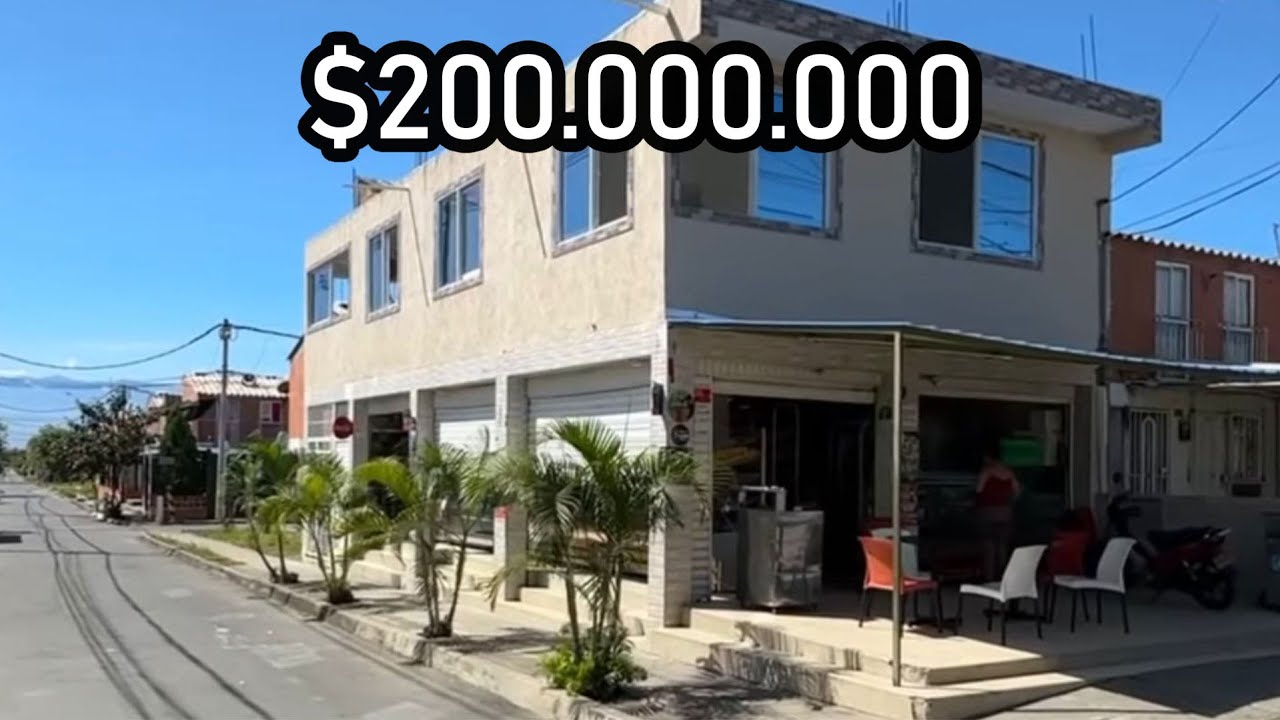 Genera MILLONES cada mes esta casa esquinera con locales en Jamundi 200M CP002