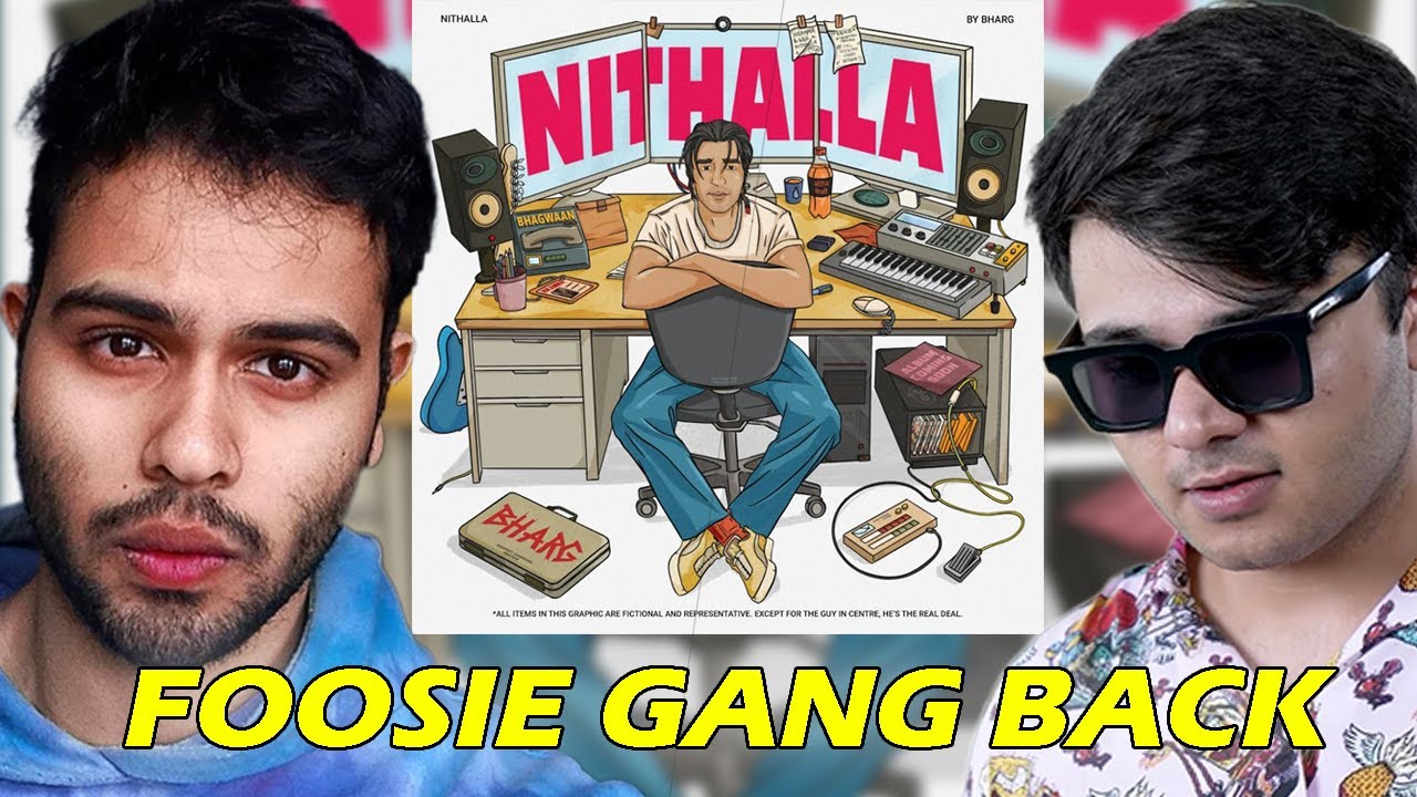 Pisstake Freestyle - BHARG ft. FOOSIE GANG | ARPIT BALA | JAINWIN REACTION