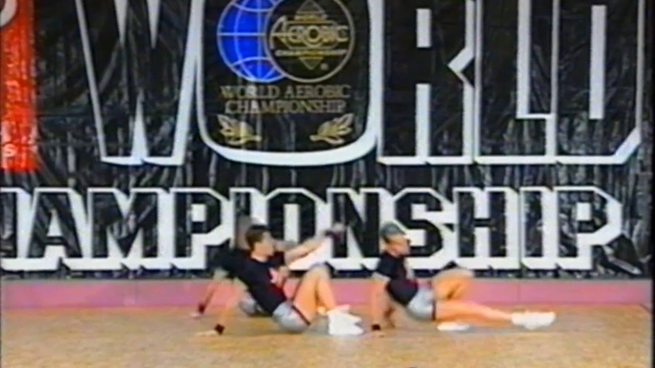 Attila Katus, Tamas Katus, Romeo Szentgyorgyi (Hungary) - 1998 ANAC World Aerobic Championship