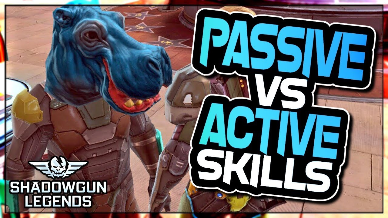SHADOWGUN LEGENDS SKILL TREE | ACTIVE vs PASSIVE SKILLS
