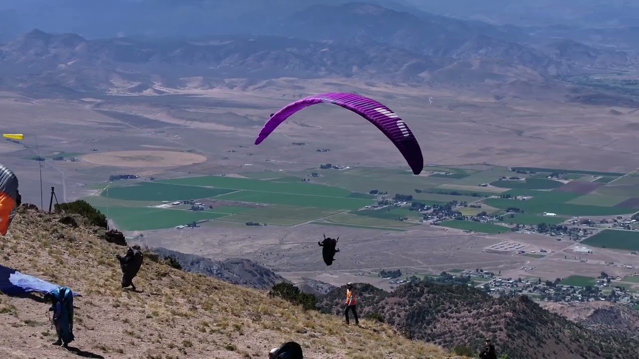 Paragliding World Cup USA, Monroe, Task 4, Sept-13 2024   4K for the big screen ! MOS-no sound