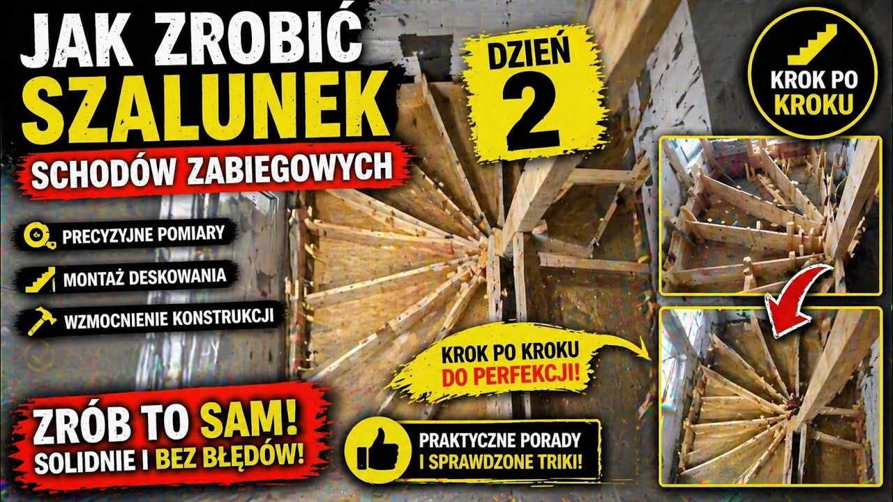 🔴EP.112 Schody betonowe zabiegowe