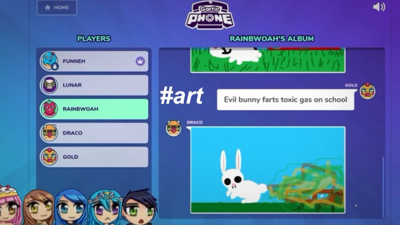 KREW&rsquo;s ✨VERY ARTISTIC ✨ Gartic Phone drawings | Funny Moments