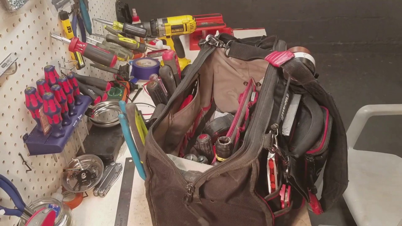 Commercial Electricians Tool Bag tour