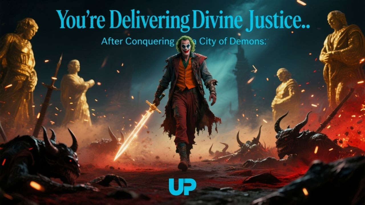 You’re Delivering Divine Justice… After Conquering a City of Demons ⚖️🔥