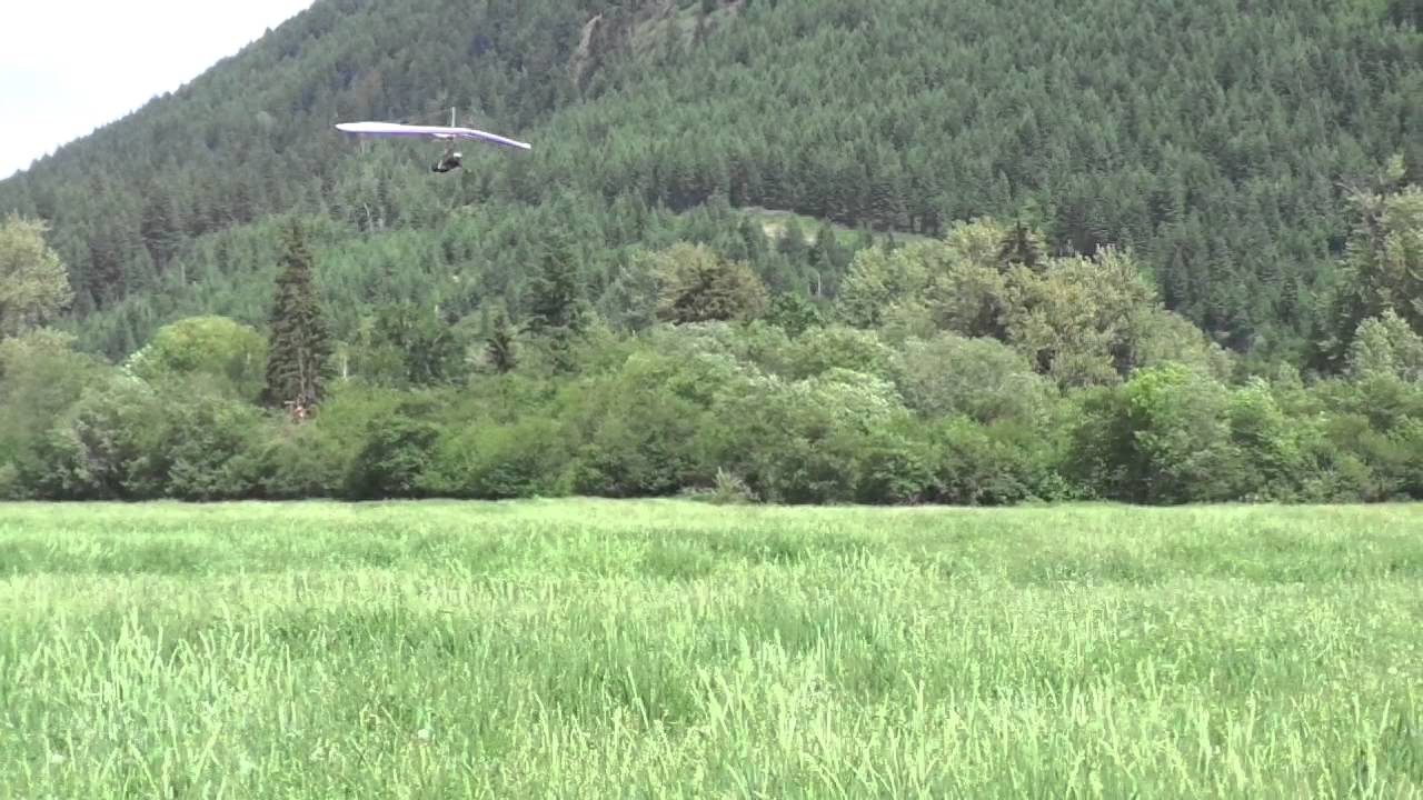 Helen and Terry Hang Gliding in Lumby, BC