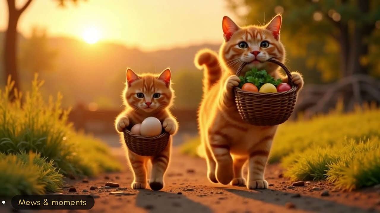 Mama Cat & Kitten’s Cozy Adventures – A Heartwarming Animated Stories.