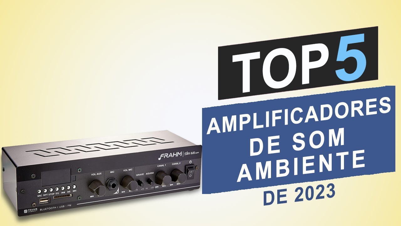 Top 5 Melhores Amplificadores de Som Ambiente de 2023│Qual é o Melhor Amplificador de Som Ambiente?
