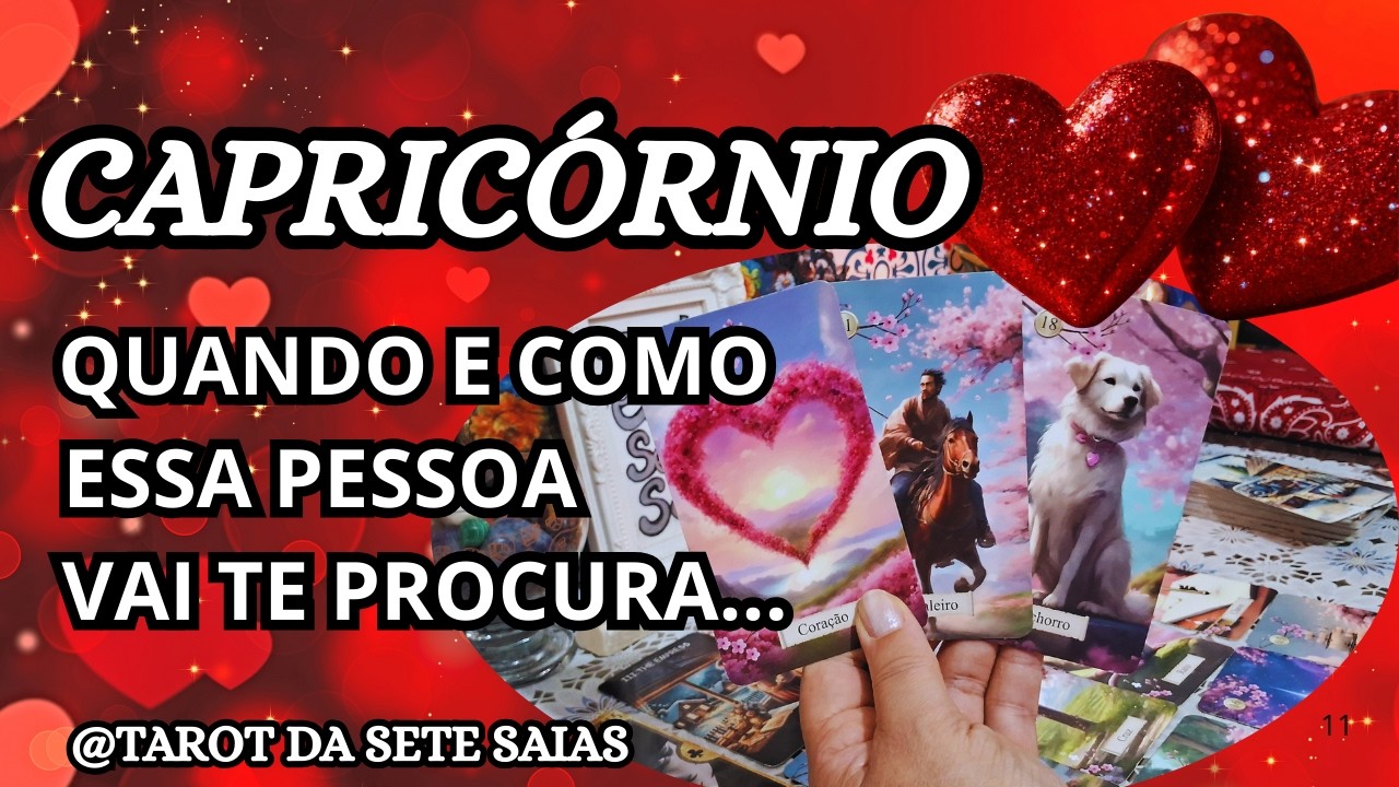 💞CAPRIC&Oacute;RNIO💕O QUE ELE(A) N&Atilde;O TE DIZ&hellip; SURGE EM SEUS CAMINHOS...E N&Atilde;O VAI DESISTIR ...