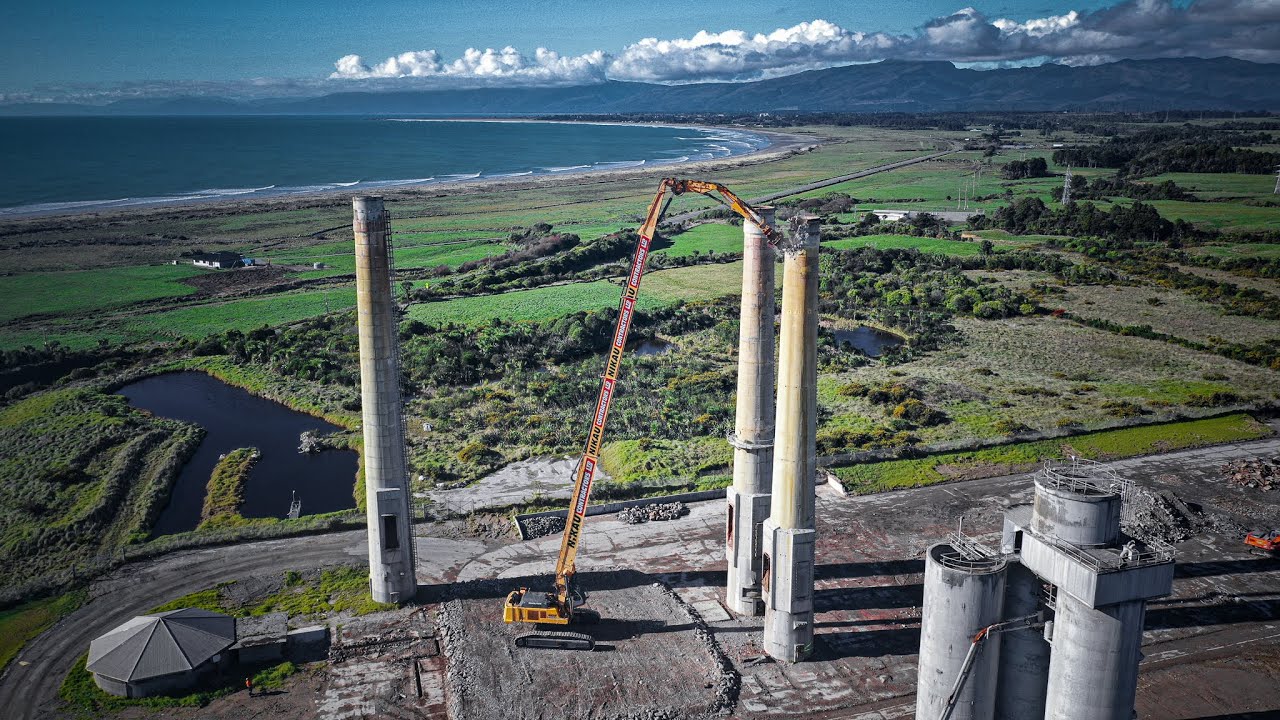 Holcim Cement Plant Demolition Westport NZ