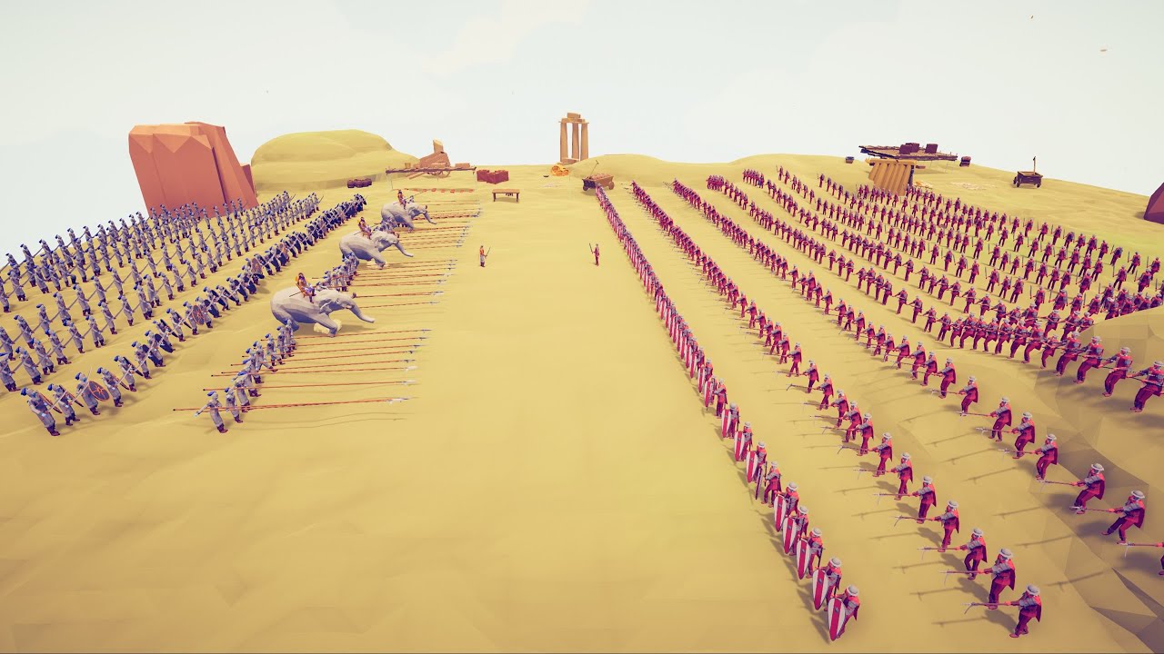 150x PERSIAN ARMY vs 150x MEDIEVAL ARMY - Totally Accurate Battle Simulator TABS