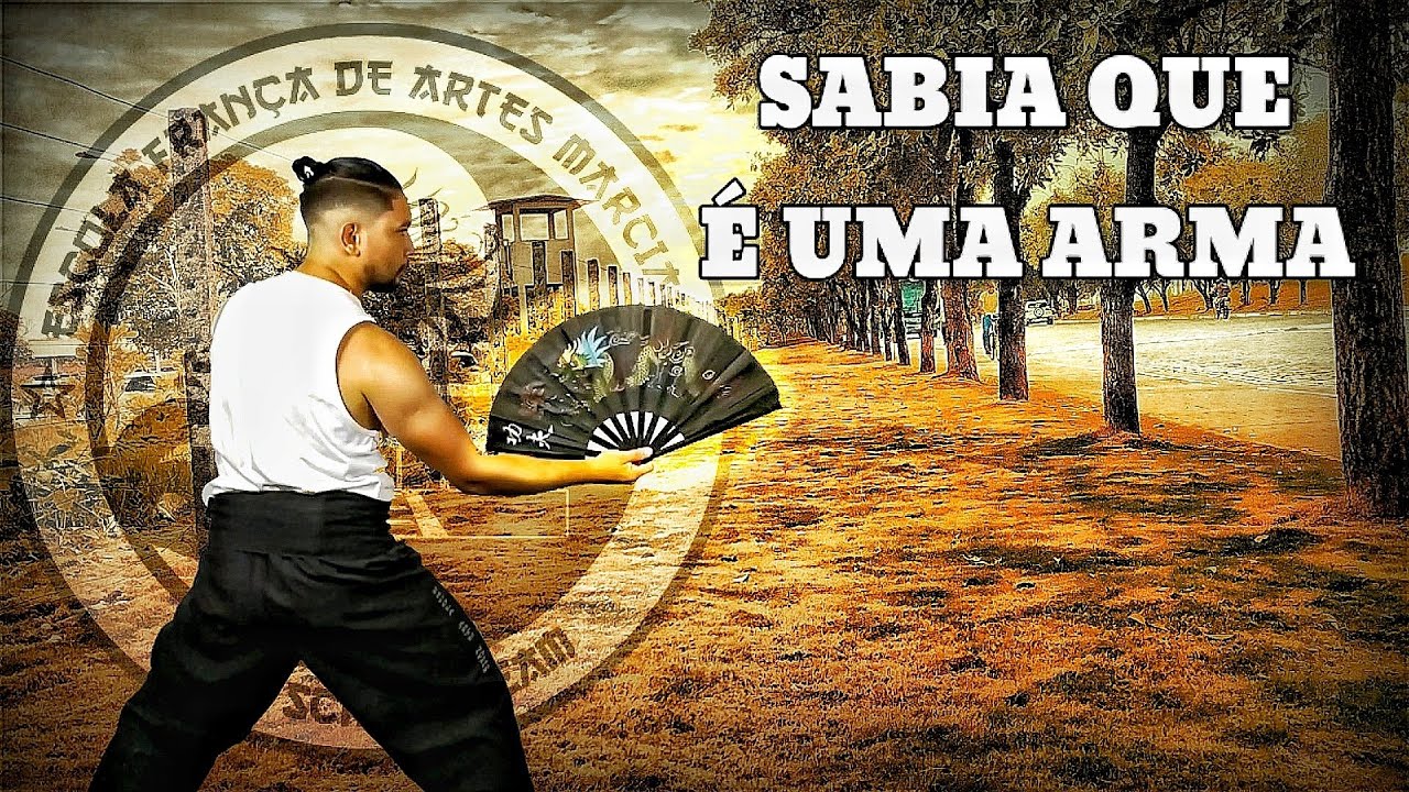 Lutando com Leque do Kung Fu Prof. Felipe França