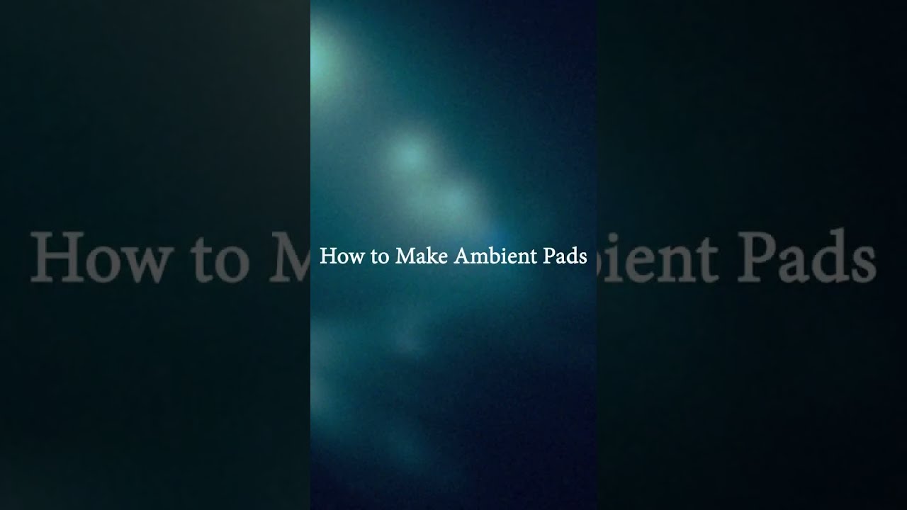 How To Make Ambient Pads in 1 Minutes FL Studio 20