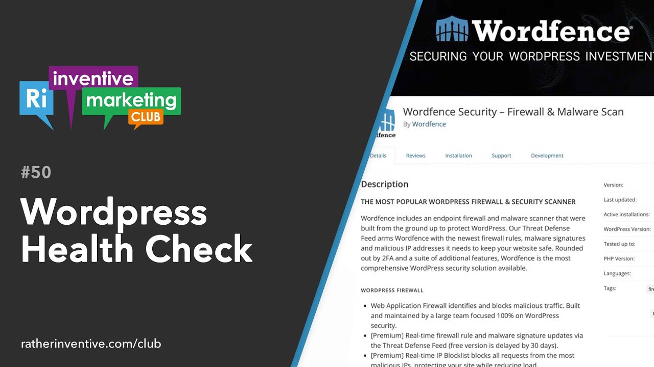 IMC50 Wordpress Health Check