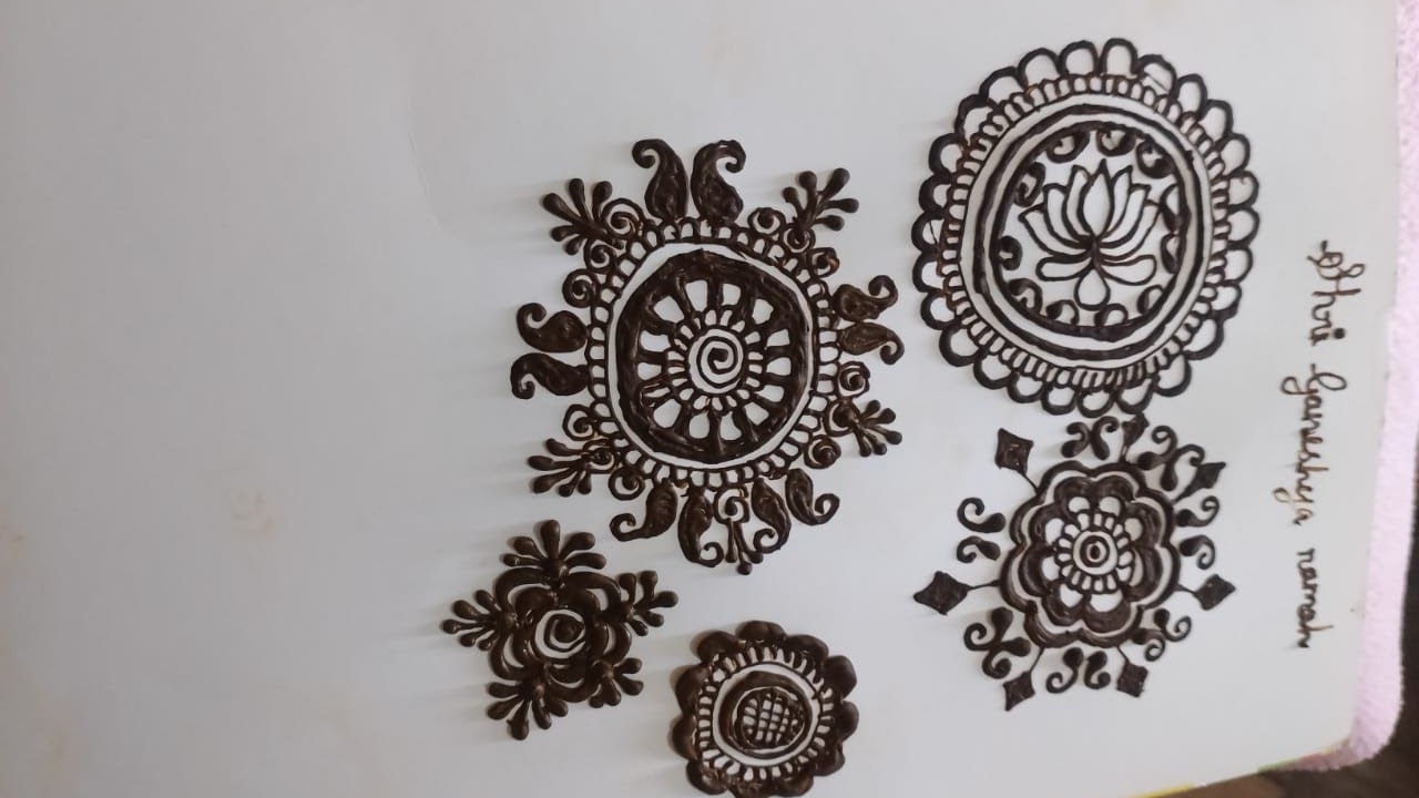 Mehandi design divya patekar  is live! New mandala mehandi design #trending #henna # for beginners 